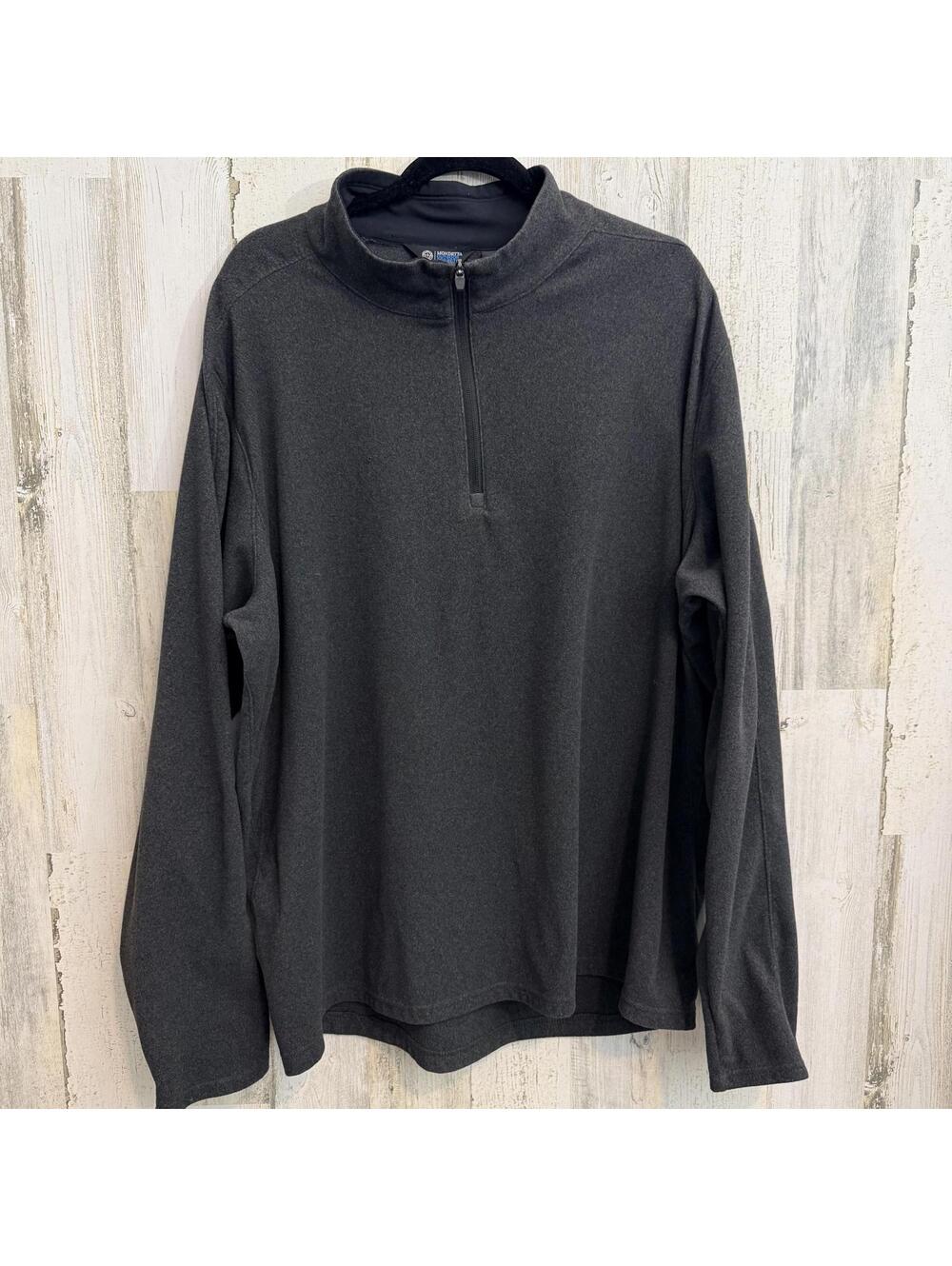 Mondetta Outdoor Project Men's 1/4 Zip Pullover Gray Size XXL